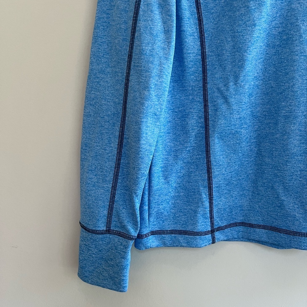 Vineyard Vines Palmetto Quarter-Zip Long Sleeve Performance Pullover Blue, S - Picture 7 of 10